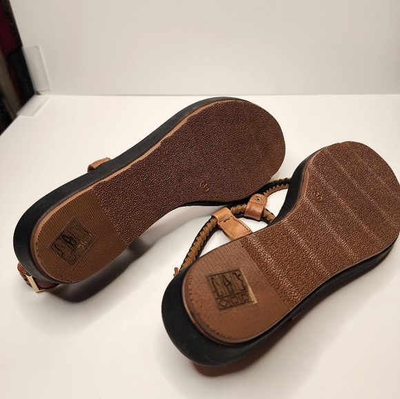 Miz Mooz - Nuovo Women's Sandal - Size 39 - Leather Braided Ankle Strap - NWOB - Picture 5 of 6